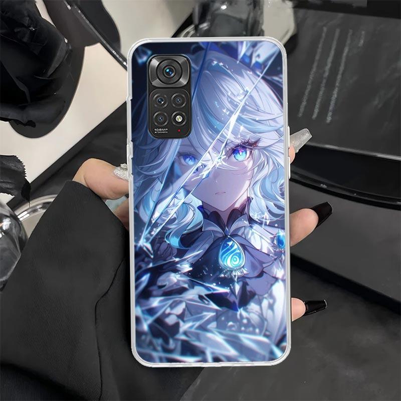 Genshin Impact Furina Phone Case for Xiaomi Redmi Note 13 12S 12 11S 14 11E Pro Plus 11 10 10S 9 9S 8 8T 5G Soft Silicone Cover