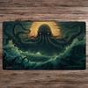 Cthulhu Rising Playmat Board Game Mat For Tcg Mousepad Profissional Teclado MecNico Escritorio Accesorios