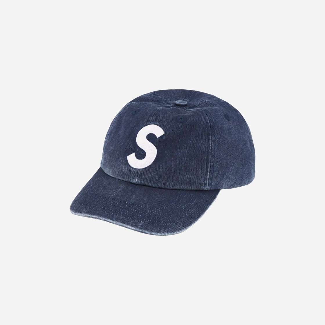 

Темно-синие 6 панелей Supreme Pigment Print S Logo 23FW