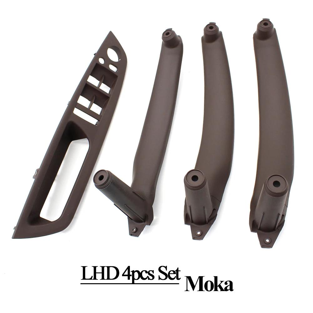 For BMW X5 X6 E70 E71 E72 2007-2014 LHD RHD Car Interior Door Handle Inner Panel Pull Trim Armrest Panel Cover Replacement