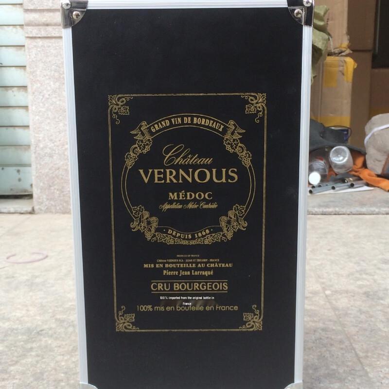 Estuche de Lujo Portátil Doble para Transportar Vino