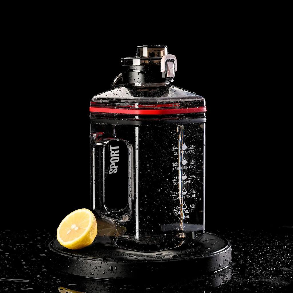 2.2 Liter Water Bottle Large Capacity Sports Water Cup Portable Big Water Bottle Ton Ton Bucket Cup For Sports Fitness Use
