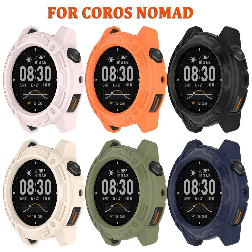 New TPU Protective Case Anti-Scratch Hollow Frame Bumper Soft Edge Shell for COROS NOMAD Smart Watch Accessories