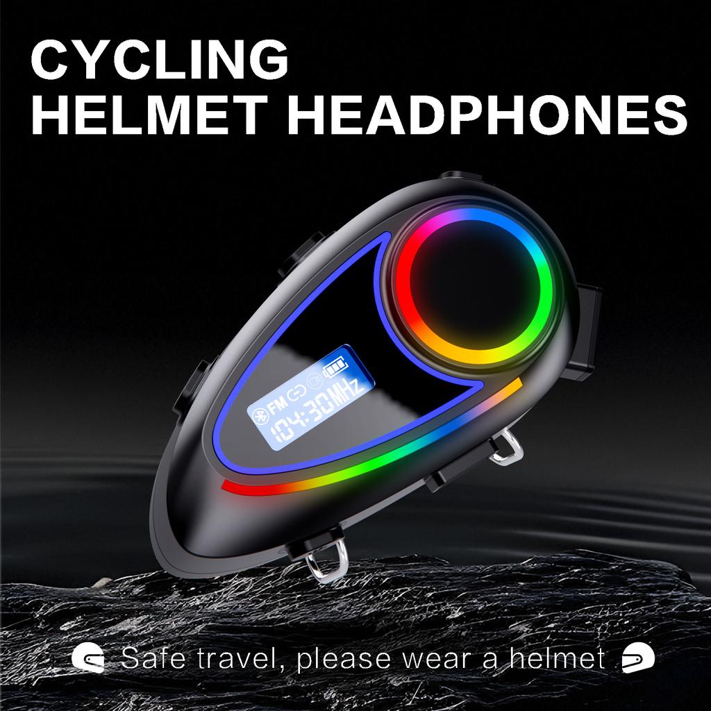 Motorcycle Earphones Helmet Headset Bluetooth 5.4 Headphones Wireless Motor Headset Bike Earphone Handsfree Stereo Earbud
