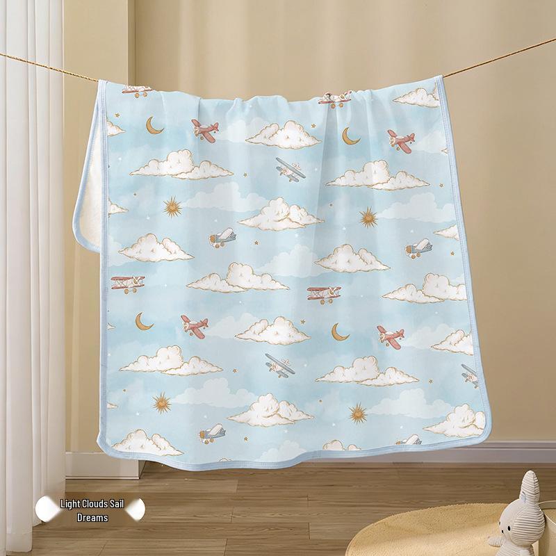 Waterproof Cartoon Baby and Menstrual Urine Pad - Washable & Reusable