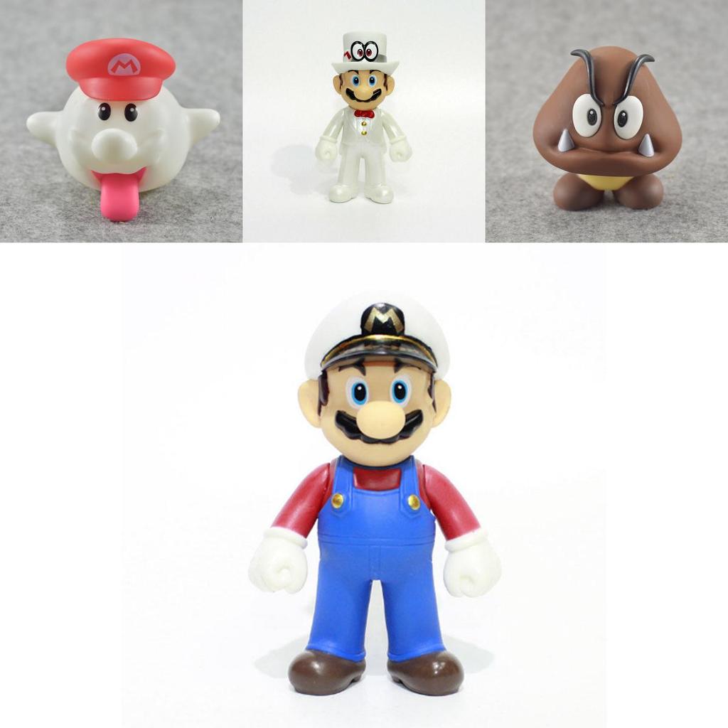 Apelo Clássico Super Mario Bros. Brinquedo de Figura de Ação em PVC Colecionável Odyssey