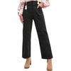 Spring Summer Women's Corduroy Straight Leg Pants, Solid Color Casual Versatile Long Trousers