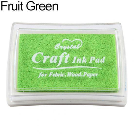 Bright Color Kids Stamp Partner Ink Pad Craft Pigment for Paper Wood Scrapbook
