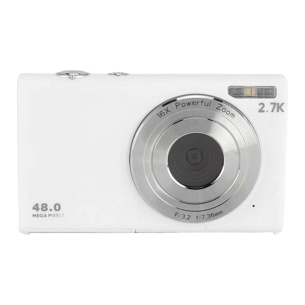 Digital Camera 2.7K 48MP Portable Vintage   Camera Auto  Camera with 2.8inch   Screen for Students Adults Girls