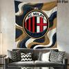 Ac Milan Crest Emblem Threepiece Set 1 Duvet Cover 2 Pillowcase Without Core Duvet Cover And Pillowcase Bedding Set Christmas Birthday Gift