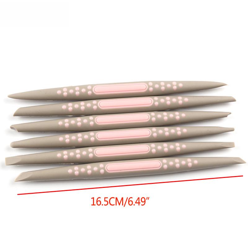 6Pcs Cake Silicone Pen Cake Decorating Craft Cupcake Modeling Pen Baking Tool