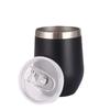 Tazza termica in acciaio inossidabile 304, Bicchiere da vino a doppia parete a forma di uovo da 12 oz, Mantiene le bevande calde o fredde.