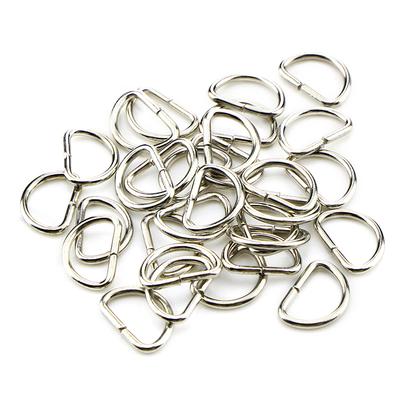10 bellissime fibbie per portafogli con anello a D in metallo per borse, scatole e cinture