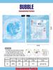 Space Astronauts Fully Automatic Bubble Gun Rocket Bubbles Machine Automatic Blower With Bubble Liquid Toy For Kids Bubble Gift