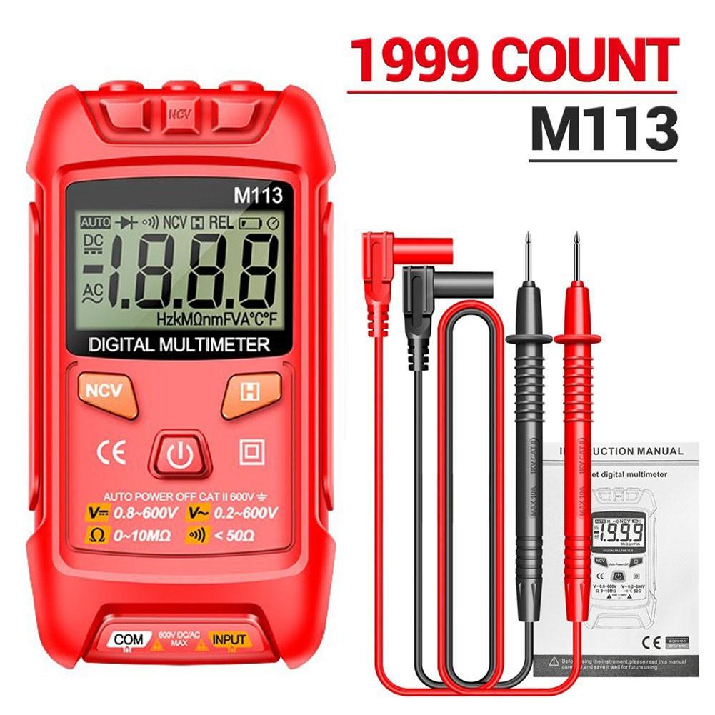 

Digital Multimeter M113 Multimeter Probe Length 77cm Red