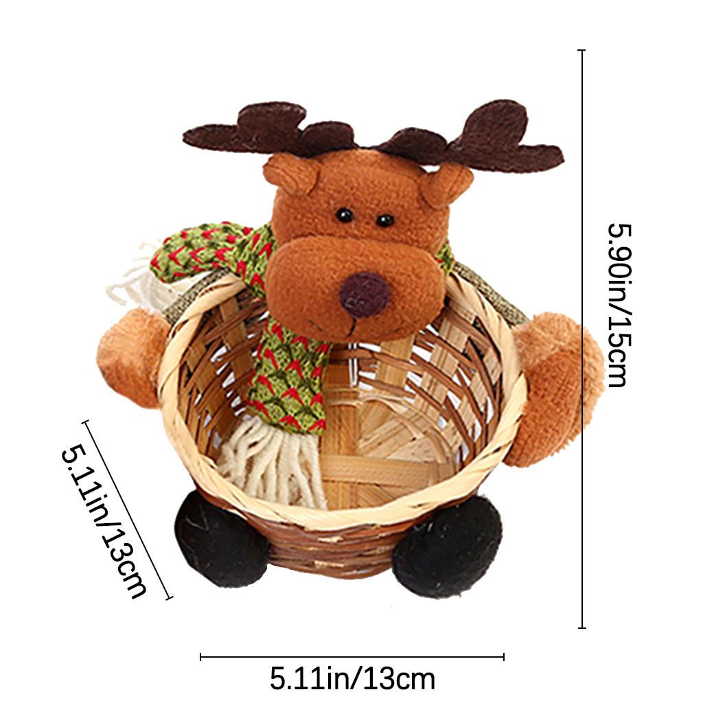 Christmas Candy Storage Basket Decoration  Storage Basket Gift Small