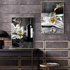 Red Wine and Wine Glass Poster and Print Restaurant Canvas Painting Wall Art Picture for Living Room Kitchen Home Decor Cuadros