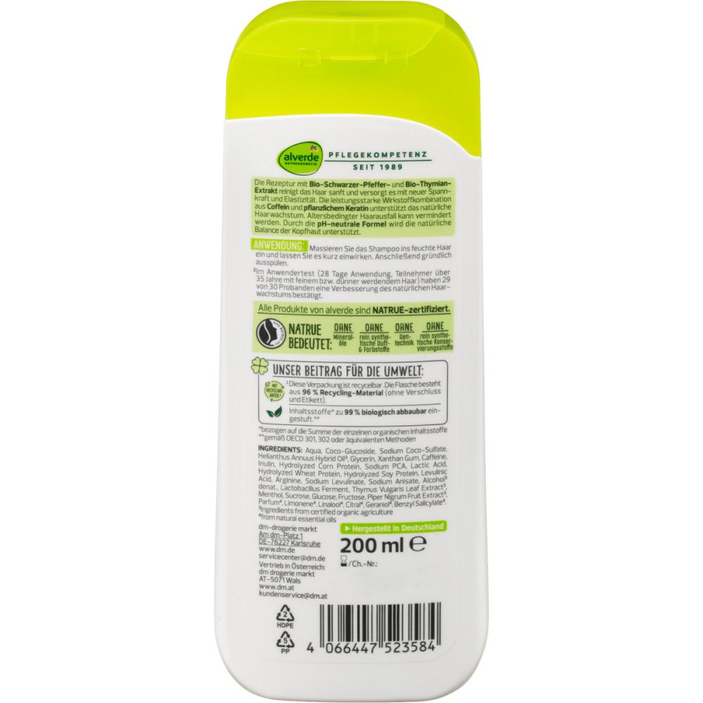 Alverde Alverde Sampon Power & Strength 200ml