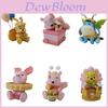 Kid Xmas Gift 6pcs Pooh Bear Winnie Eeyore Piglet Figure Toy Model Cake Topper