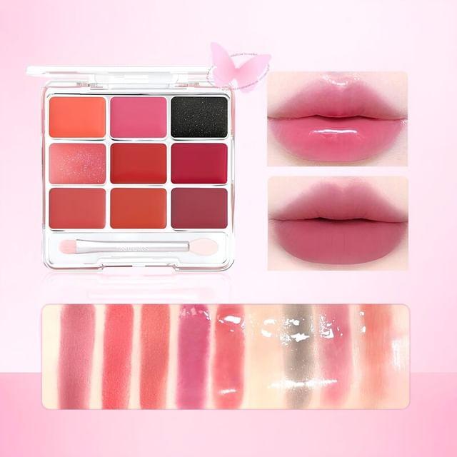 GELLA S - Палетка румян двойного действия для губ и щек - S02#Розовый