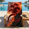 Dragons Stylish Digital Printing Beach Towel Quick Drying Absorbent Blanket For Beach Pool Gym Travel Christmas Gift C9211344