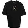 Arrows-Motif Tee 'Black' Men's OMAA120S23JER0021017