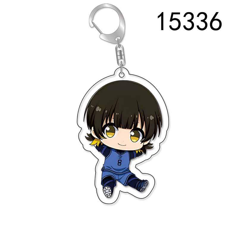 Blue Lock Yoichi Isagi & Characters Acrylic Keychain Key Ring 5.5 cm