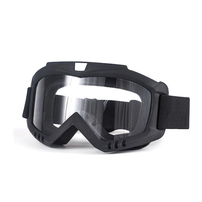 Outdoor Off-Road Motorcycle Windproof Sand-Proof UV-Protective Goggles with Interchangeable Lenses Full Frame for Riding