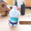 Cat Plush Pendant Keychain Cute Animal Bag Charm Soft Fluffy Pig Panda Bear Rabbit Portable Hanging Chain Decompress Toy