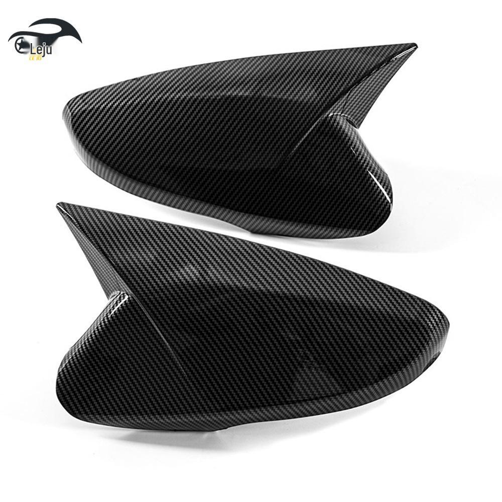 2012-2018 Hyundai Veloster Glänzend Schwarz Bullshorn Spiegelabdeckung