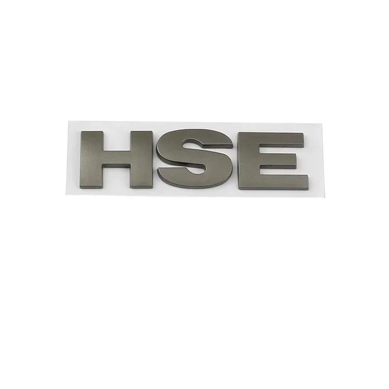 3D ABS HSE V8 Letters Rear Trunk Fender Badge Emblem Decals Sticker For Land Range Rover Sport Vogue Discovery 4 Car Accessories