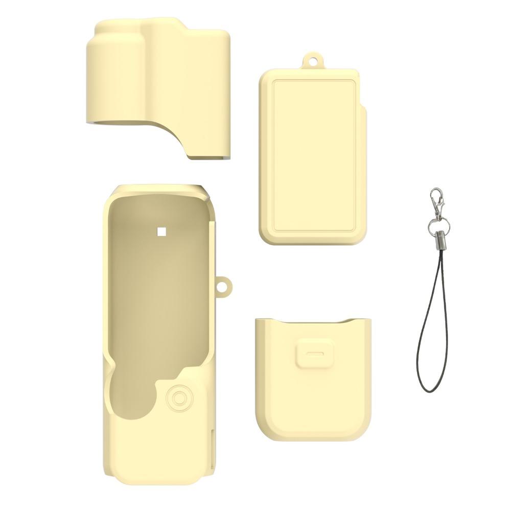 

Full Protection Gimbal Camera Protective Case for DJI Osmo Pocket 4 Action Camera Accessories світло-жовтого кольору