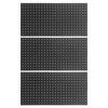 Metal Pegboard Wall Panels Modular Peg Board Tool Organizer Boards 24inx12in Black Pegboard Wall Organizer Tool Storage