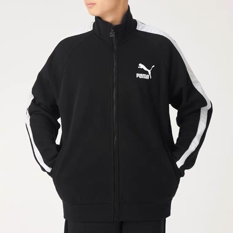 PUMA Jackets Men's Black Stand Collar Moderate Other 530268-01