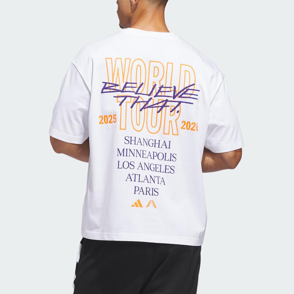 Adidas ANTHONY EDWARDS ATL2WRLD T Shirt Men's KW1849