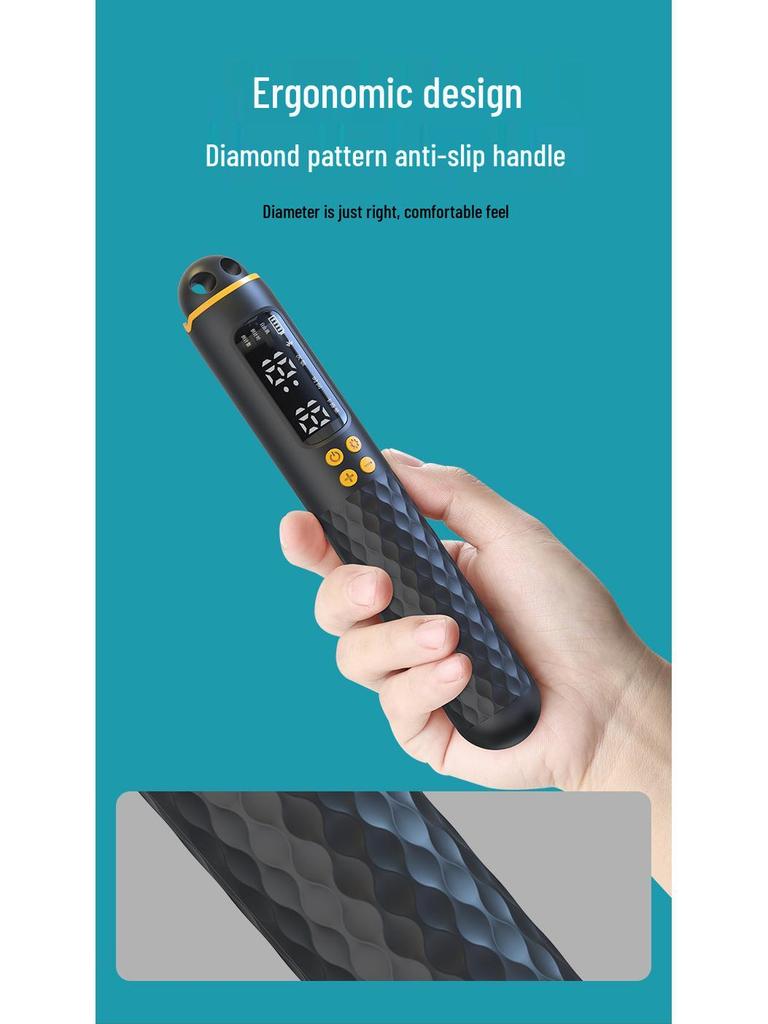 Moyue Kabelloses Intelligentes Springseil mit Beschwerten Griffen für Erwachsenen-Fitness und Geschwindigkeitstraining