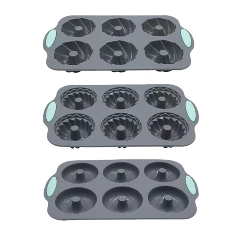 Dishwasher Safe Silicone Cake Molds 6 Cavity For Baking And Crafts HX6C