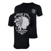 Unisex Graphic T Shirt Howitzer Mfg Warrior Spirit Indian Headdress Skull With Night Vision Gear Double Side Print