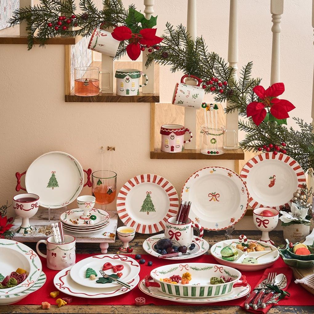 [Click on the banner]Merry Ornament Spoon Rest Tree_CA9125056