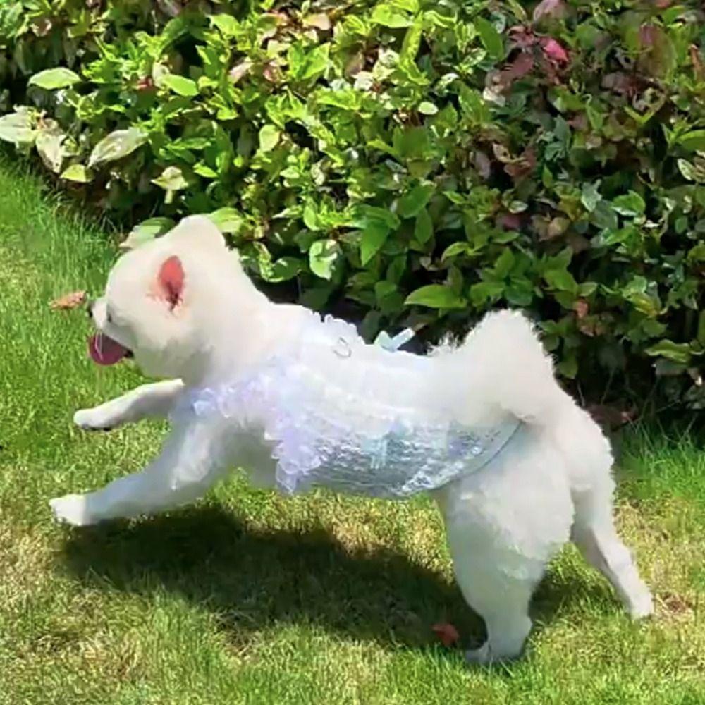 Elegant Pet Vest Shirt Hollow Dog Clothes Comfortable Cat Dress  Autumn