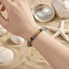 Adjustable Natural Stone Necklace Aesthetic Rainbow Choker Boho Beaded Bracelet  Birthday Gift