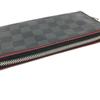 Louis Vuitton N63304 Damier Graphite Zippy Wallet Zip Around Wallet Black/Red