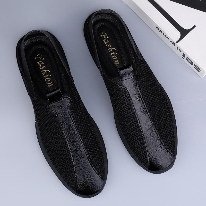 Fashion Breathable Men Sneakers New Summer Trainers Lightweight Mesh Flats Soft Comfort Man Sandals Non-slip Outdoor Casual Sports Shoes