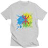Amazigh Flag Splash Art Design Tshirt for Men Short Sleeves Leisure T Shirt Berber Proud Tifinagh Tshirts Pure Cotton Tee
