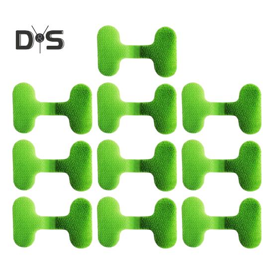 10 Pcs Write-on Cord Labels Cable Tabs Reusable Cable Organizer Nylon Hook And Loop Cable Labels Electrical Cables Identification Tabs for Home