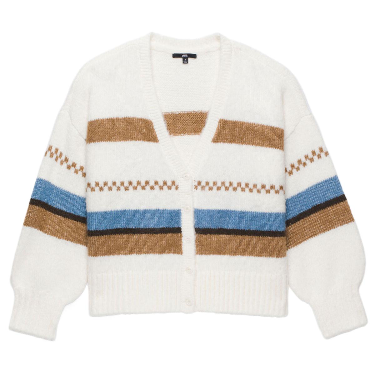 

Vans Valerie Comfortable Casual Fashion Striped V-Neck Long Sleeve Knit Sweater Unisex sweater Cotton-Candy VN000HJBFS8 L