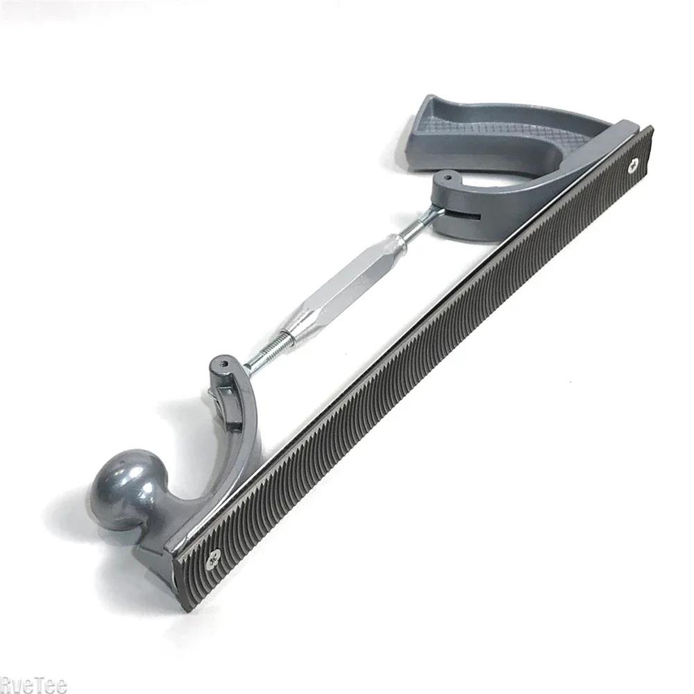 14" Adjustable Frame Milled Tooth Files Holder Dent Repair Kits Car Body Polisher Metal Panel Polishing Curved Steel File Tools