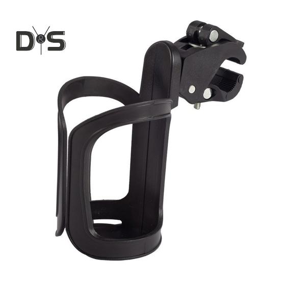 

Гироскопический держатель для стакана с регулируемым ремнем, вращающийся на 360 градусов, непроливающийся, универсальный держатель для коляски, велосипеда, самоката, бутылки с водой и напитками чёрный