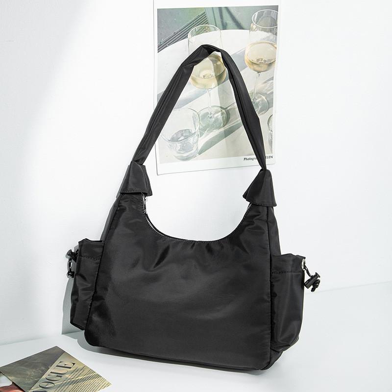 IELGY One-Shoulder Underarm Oxford Cloth Bag Casual Large-Capacity Commuter Simple Female Bag