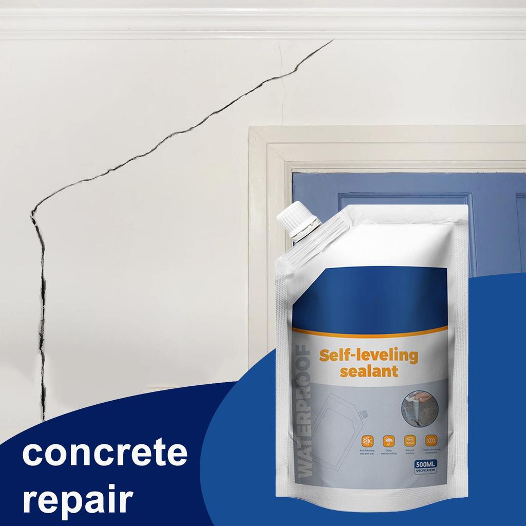 Cement Crack Filler Liquid Concrete Crack Filler Waterproof Concrete Bonding Agent Quick-Drying Sealing Adhesive crack filler
